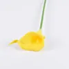 Fleurs décoratives 1 pièces bricolage Mini Calla PE mousse artificielle pour fête de mariage fer à cheval Lotus Decoratioan Pographie Simulation