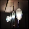 Lampade a sospensione Art Déco Huse Gradient Glass Light Modern Color Bottle Drop per El Bar Cafe