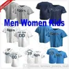 Personnalisé 2021 Hommes Femmes Enfants Jeunesse Baseball Maillots Cousu 39 Kevin Kiermaier 4 Blake Snell Jesus Aguilar Austin Meadows 18 Joey Wendle