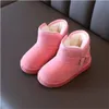 Children's Snow Boots Big Cotton Warmth Winter Shoes 2022 New Soft Sole Non-slip Boys and Girls' Short Boots Children Shoes