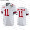 Maglie da calcio 11 Jaxon Smith-Njigba Ohio State Buckeyes 2022 Maglia Rose Bowl Chris Olave Garrett Wilson CJ Stroud TreVeyon Henderson Joey Bosa Sugar