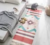 Tapis 60x150cm coton art motif abstrait bohême tapis paillasson tasse tapis de sol tapis de chambre