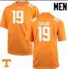 Niestandardowe męskie młodzieżowe damskie Tennessee Vols Darrell Taylor #19 koszulka piłkarska rozmiar s-4XL lub niestandardowe dowolne imię lub koszulka z numerem