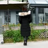 Зима вниз платье на пиджак женская роскошная марка утолщенная феммерская женщина тепловая пальто X-Long повседневное открытые куртки дизайнерские женские пальто Parkas