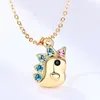 Pendant Necklaces 2x Cute Monster Charm Maching Necklace Magnetic For Couples Lovers