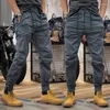 Herrenhose Herren Cargo Fashion Hip Hop Multi-Pocket-Hose Trendy Streetwear Solide Jogginghose Herren Arbeit Taktischer Trainingsanzug