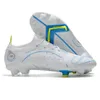 Mens Soccer Shoes Mercurial Vapores XIV 14 Elite FG Low Cleats CR7 Ronaldo Impulse Outdoor Leather Comfortable Knit ACC Football Boots