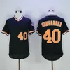 Vintage Baseball Jersey 35 Brandon Crawford 36 Gaylord Perry 40 Madison Bumgarner Willie McCovey Johnny Cueto 1962 Camisas em branco Homens Mulheres