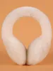Najlepsze marka zimowe uuszne żeńskie królicze aksamitne mufki na uszach