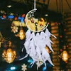 Декоративные предметы Dream Decorative Objects Wanging Vintage Dreamcatchers Украшения для автомобилей ретро перья для дома 1223415