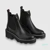 Beaubourg Ankle Boots 여자의 짧은 나이트 부츠 패션 디자이너 겨울 브랜드 Martin Black Calfskin 파티 웨딩 31