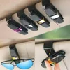 Interior Accessories 1/2pcs Car Sun Visor Glasses Case Rotatable Auto Sunglass Clip Eyeglasses Clamp Driving License Ticket Card Holder