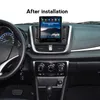 Lecteur dvd de voiture pour Toyota Vios Yaris L 2016-2019 Android Carplay multimédia vidéo Navigation GPS BT No 2 Din