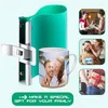 Dijkartikelen sets sublimatie mokken gecoate keramische mug blanco koffiekopjes met 3D wrap cup klem