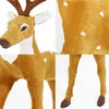 Christmas Decorations 15/20/25/30cm Elk Plush Simulation Birthday Party Day Home Decor Year Kids Gifts Props Ornaments Navidad