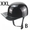 Casques de moto Casque Retro Full Face Baseball Accessoires Black Skid Lid Half