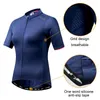 Giacche da corsa Santic Women Cycling Jersey Bike Pro Reflective Road MTB Tops Bicycle Short K9L2082N