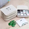 Storage Drawers 12 Grids Drawer Dividers Boxes With Cover Handles Closet Organizer For Bra Underwear Socks Box