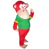 2022 new factory hot Red Monkey Mascot Costume Cartoon Real Photo