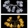 Strings 3M/1.5M LED Snowflake Christmas Tree Clip String Lights Po Fairy Party Home Decoration Battery Operated