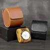 Watch Boxes Storage Box 2 Colors Travel Case Dustproof Magnetic Buckle Roll Organizer Protect