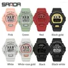 Montre-bracelets Sanda G Style Men Military Sports Watch Femme LED Digital Electronic Luminal Imperproof Men39s MS Relogio masculi1872350