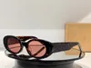 Occhiali da sole per donna Uomo Estate 004S Style Anti-Ultraviolet Retro Plate Oval Full Frame Occhiali da vista Fashion Box casuale