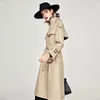 Fashion Womens Trench Coat Waterproof Cotton Long Double-breasted The Westminster Heritage coats