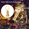 Corde Energia solare Bottiglia di vino in sughero Luce Decorazione natalizia fai-da-te Tappo per bar con stringhe a LED impermeabile