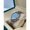 NF Factory Horloges V5 Versie 31mm Mint Blauwe Wijzerplaat Automatisch Mechanisch Staal Saffier Heren Dames 2813 Beweging Zelfopwindend Lichtgevend Saffierglas Horloges