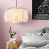 Hanger lampen moderne veren led licht romantische dromerige slaapkamer hangende lamp woonkamer restaurant verlichting armatuur