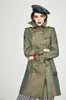 Womens Outerwear Coats Waterproof Cotton Long Classic Double-breasted The Kensington Heritage Trench Coat