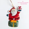 Kerstdecoraties Merry schattig smeedijzeren hanger Navidad 2022 Xmas Tree Decoration Home Diy Kids Toys Gifts Jaar