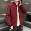 Men's Jackets Stylish Jacket Coat Super Soft Sports Stand Collar Washable Dressing