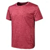 Hommes t-shirts hommes 2023 été chemise respirant Sport hommes séchage rapide course entraînement t-shirts Fitness hauts T-shirt 5XL