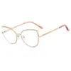 Zonnebrillen Lonsy Fashion Sexy Cat Lezende vrouwen die blauw licht vergroting blokkeren Presbyopia spectaclese dioptry frame