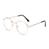 Lunettes de soleil Lunes Lunes de lecture Metal Cadre Round Vintage Men Femmes Unisexe Optical Goggles