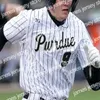 NUEVO College Baseball usa camisetas de béisbol personalizadas Ncaa Purdue Boilermakers camiseta de béisbol Evan Albrecht Troy Viola CJ Valdez Jake Jarvis C
