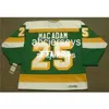 # 25 AL MACADAM Minnesota North Stars 1979 CCM Vintage Home Hockey Jersey Cuci qualsiasi numero di nome