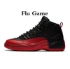 Jumpman 12 basketball shoes 12s sneakers indigo university gold flu game CNY taxi OVO black cherry bordeaux white sports trainers keychain