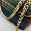2022 Top Kwaliteit Flap Crossbody Designer Bag Luxueuze ontwerpers Women's Handtas Ketting Schoudertas Envelope portemonnee