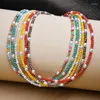 Choker Fashion Colorful Beaded Necklace For Women Daily Accessories 2022 Trend