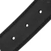 Belts Pin Smooth Buckle Belt Body For Men Women Black Leather Fashion Classic Designer High Quality Drop Luxury Waist Tape