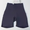 Pantalones cortos deportivos de Yoga para mujer, pantalones cortos de nailon de alta elasticidad transpirables de secado rápido de cintura alta para Fitness
