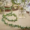 ストリング2m 3m 5m 10m小さな葉ガーランドストリングライト暖かいLED銅線妖精のライトは、結婚式のホームパーティーの装飾用に電力を供給します
