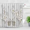 Shower Curtains Abstract Marble Creative Geometric Bath Curtain Modern Simple Nordic Bathroom Decor Set Home Fabric Wall Hanging