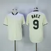 Jersey de béisbol vintage 10 Ron Santo 8 Andre Dawson 9 Javier Baez 1994 Jerseys retro