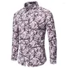 Chemise de chemises d￩contract￩es pour hommes pour hommes 2022 Arriv￩e printemps automne m￢le top usure de coton mode de coton mode cor￩en s33