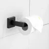 Set di accessori da bagno Hardware da bagno nero opaco Barra porta asciugamani in acciaio inossidabile 304 Porta carta igienica