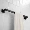 Set di accessori da bagno Hardware da bagno nero opaco Barra porta asciugamani in acciaio inossidabile 304 Porta carta igienica